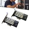 M.2 PCIe NVMe SSD To PCIE 4.0 x4 Adapter Card Full Speed Card PCIE Adapter Card For 2230 2242 2260 2280 M.2 NVME SSD