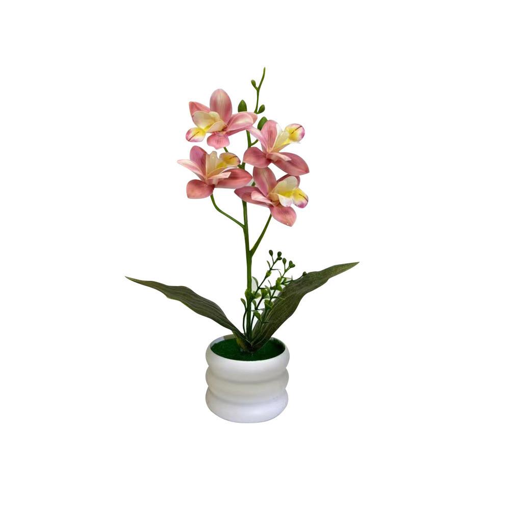 Rolfe Cymbidium Faberi Artificial Plant Flowers Bonsai For Prop Photography