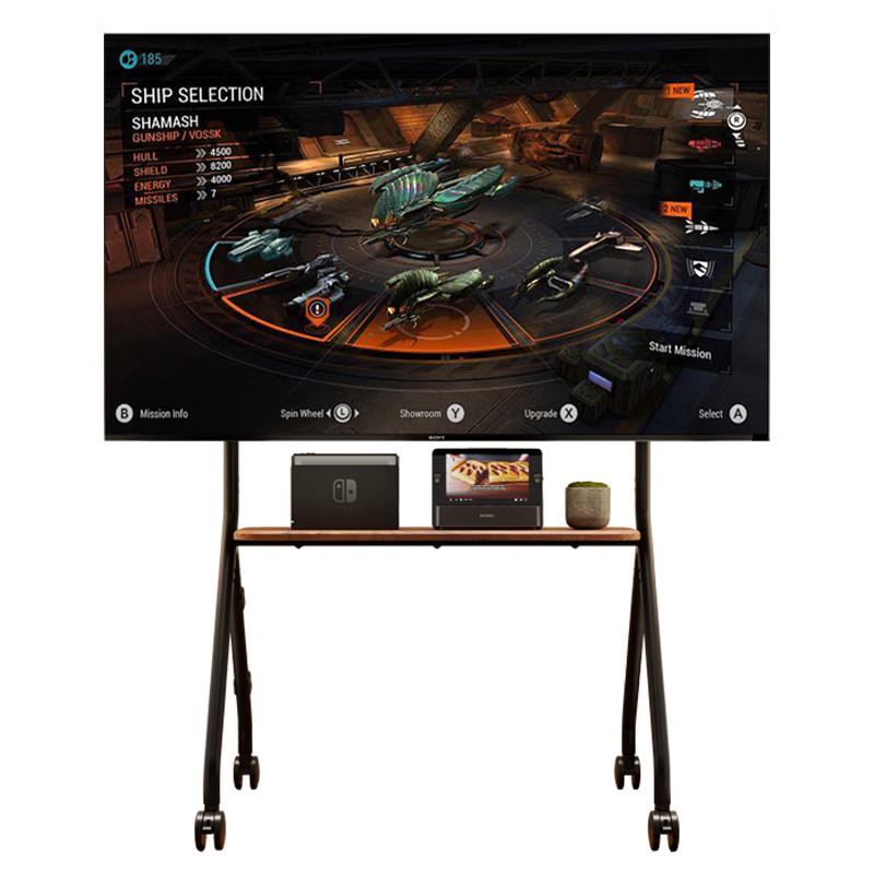 Brateck FS350 Mobile Floor TV Art Stand