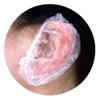 100pcs Disposable Earmuffs Thickened Transparent Elastic Hair Dye Shower Protective Tools Protective Masks Waterproof Earmuffs