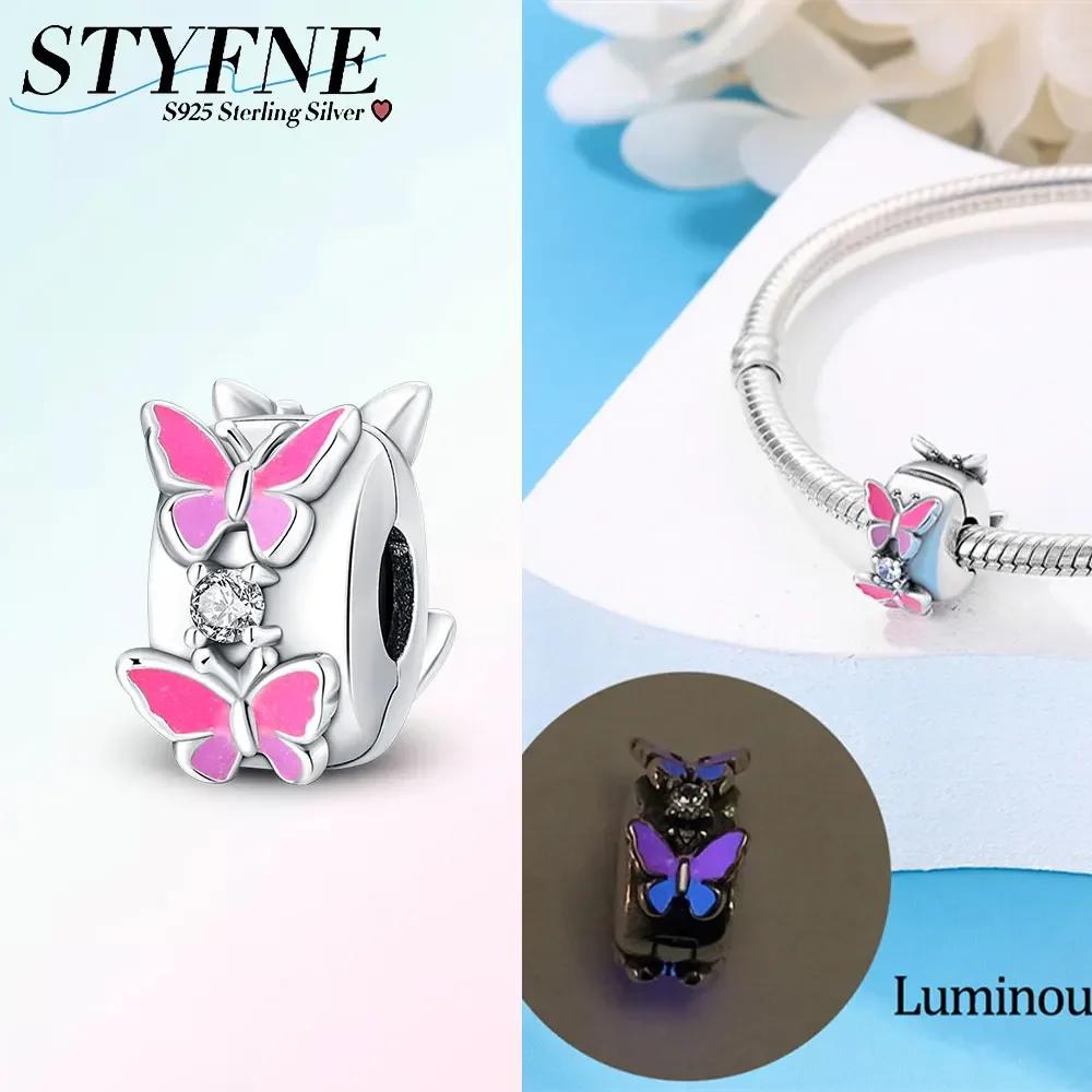 Exquisite Color Dragonfly Paw Print Dragon Scale Clip Charm Spacer Copper Bead Fit Original Necklace Bracelet Diy Gift Women