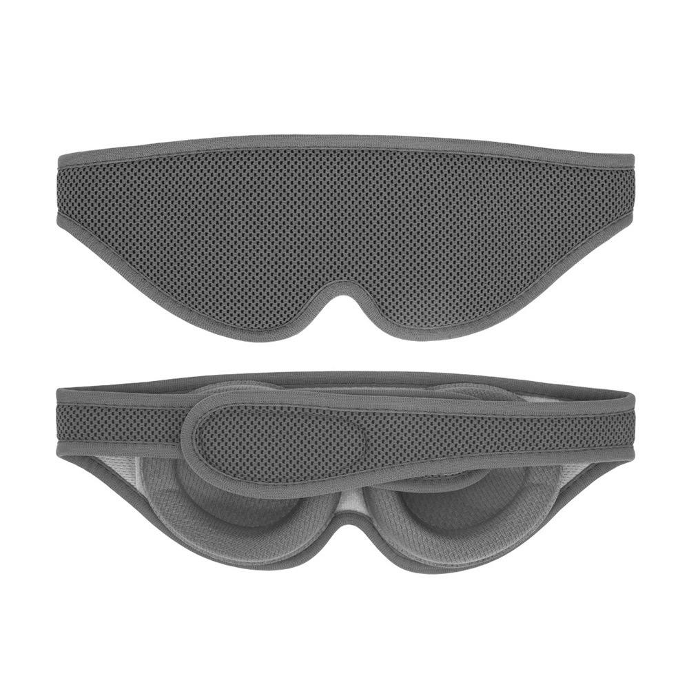

Регулируемая 3D контурная маска для сна - Светоблокирующая серая EM041 Eye Mask (Bagged)
