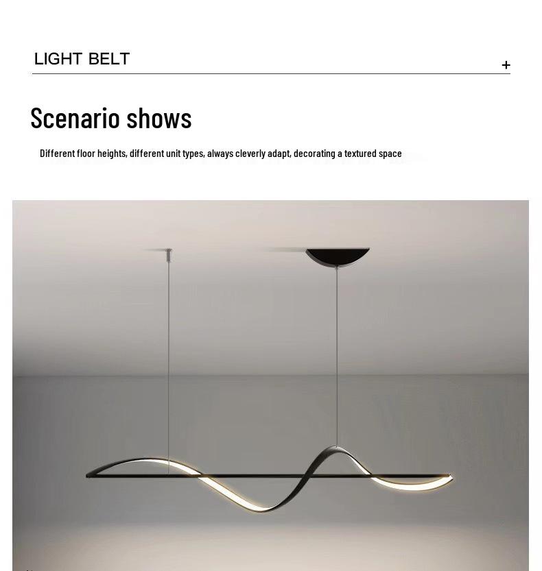 Modern Minimalist LED Restaurant Pendant Light - Creative Designer Bar and Dining Room Fixture