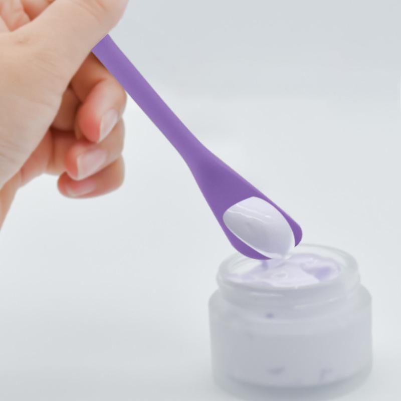 Doppelköpfige Silikon Gesichtsreinigungsschrubberbürste Gesichtsmaskenpinsel Applikator für Frauen Gesichts-Make-up-Pinsel Hautpflege