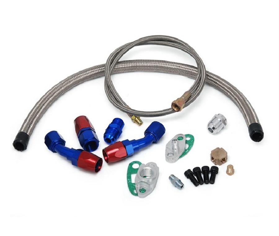Oil Drain Line Kit fit turbo chargers T3 T3T4 T4 T70 T66 T04E T61 T76 T04B