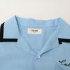 Celine 2C516852C Blue Bowling Shirt Tops 37 blueUsed