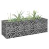 Vidaxl Podwyższona Donica Gabionowa, Galwanizowana Stal, 90X30X30 Cm