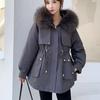 Women Korean Winter Parkas Jacket Loose Hooded Thick Warm Casual Cotton Padded Coat Female Overcoat Casual Lady Tops