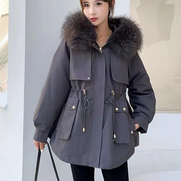 Women Korean Winter Parkas Jacket Loose Hooded Thick Warm Casual Cotton Padded Coat Female Overcoat Casual Lady Tops