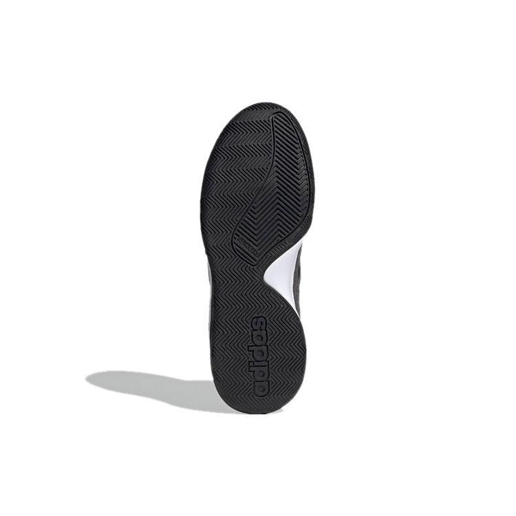 Adidas Own The Game Round Toe Lace-Up Fabric Synthetic Leather Shock Absorbing Non-Slip Wear-Resistant Breathable Mid-Top Basketball Shoes FY6010