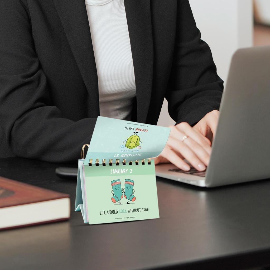 Motivational Calendar Perpetual Table Decoration 2026 Daily Motivational Quotes for Desk for Women Men Dad Teacher Apartment