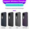 Black Matte Magnetic Mobile Phone Case For Vivo S16 S17 S18 S19 Pro S30 Pro Mini Wireless Chage Mobile Cases For VIVO S18 Pro