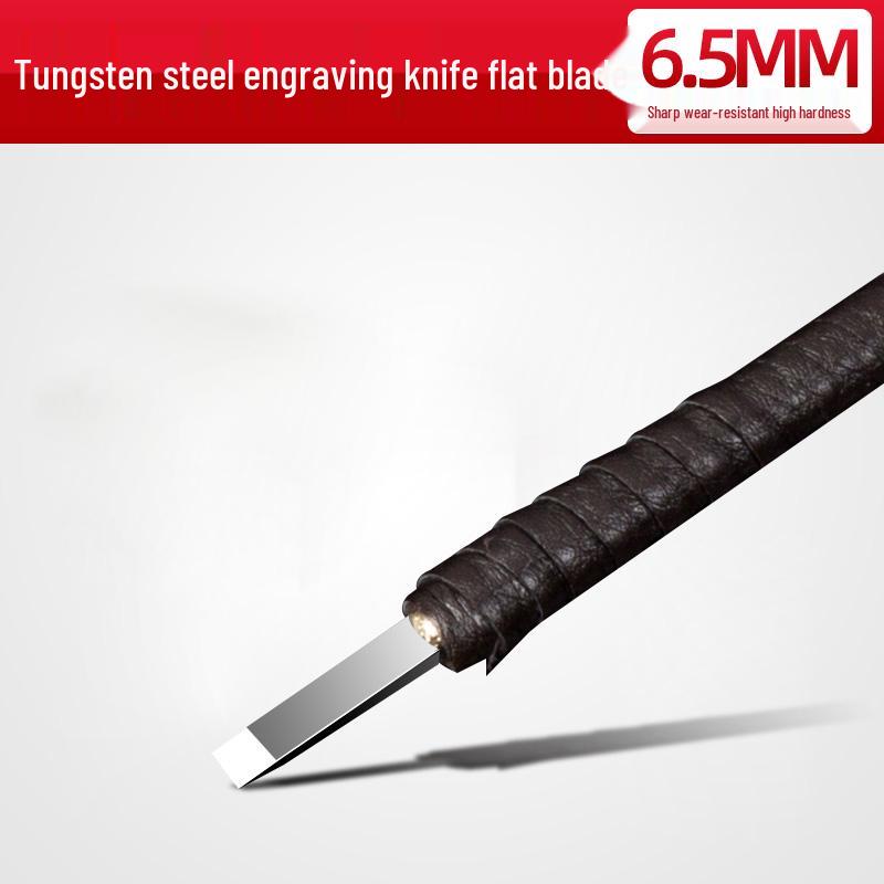 Handmade Wood & Stone Carving Tool Set for Beginners - Tungsten Steel Engraving Knives