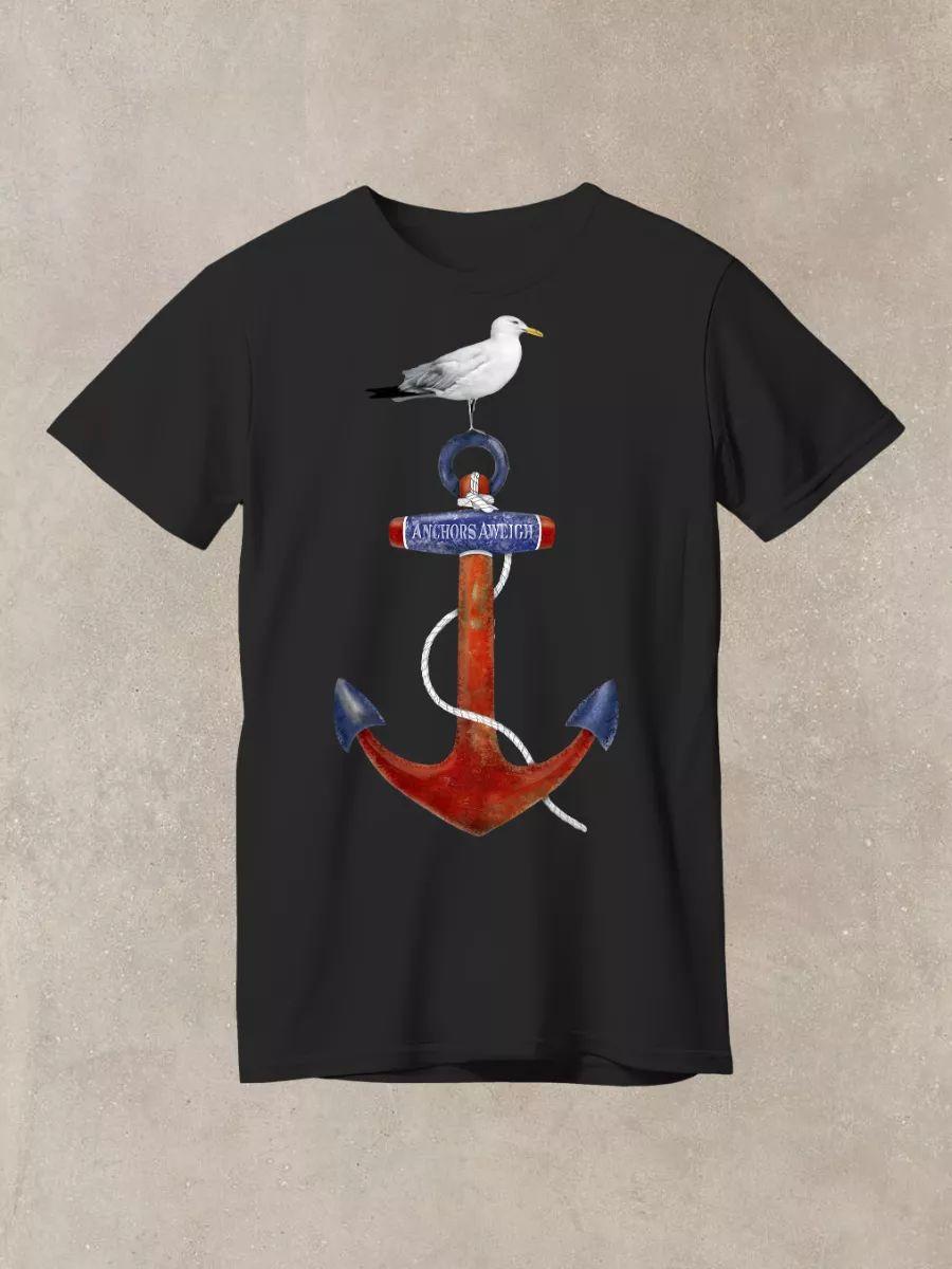 Raise the sails  anchor T-shirt XL