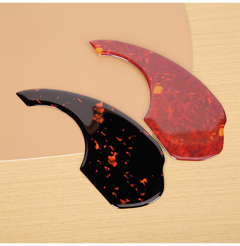 Universelles Holz-Gitarren-Schlagbrett für 40/41 Zoll Akustikgitarren - Kratzfeste Harzplatten-Zubehör
