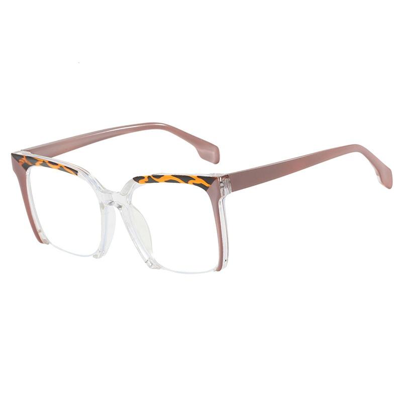 

New Fashion Retro Half Frame Anti Blue Light Glasses Ins Colorful Frame Anti Mobile Phone Radiation Design Trendy Men Glasses as picture