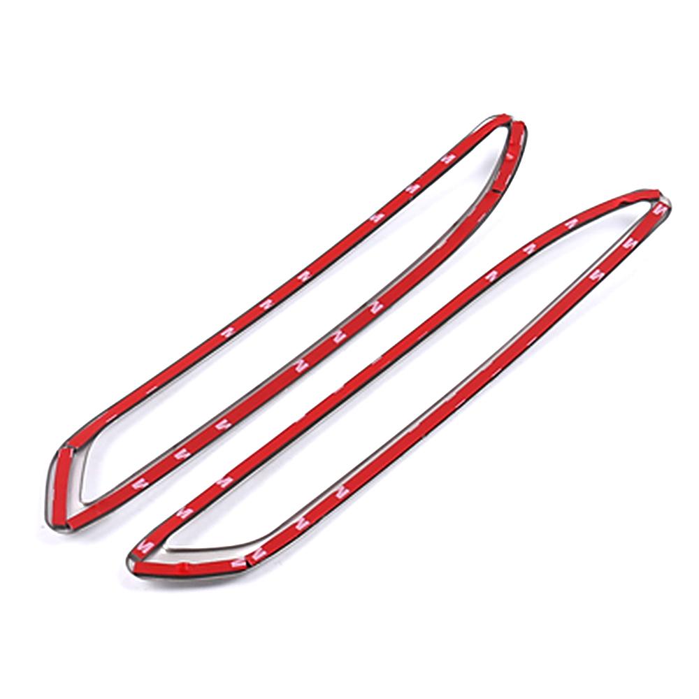 For Mercedes Benz A Class W177 V177 A180 A200 A250 Car Rear Bumper Light Foglight Lamp Frame Decorate Cover Trim Refit Sticker