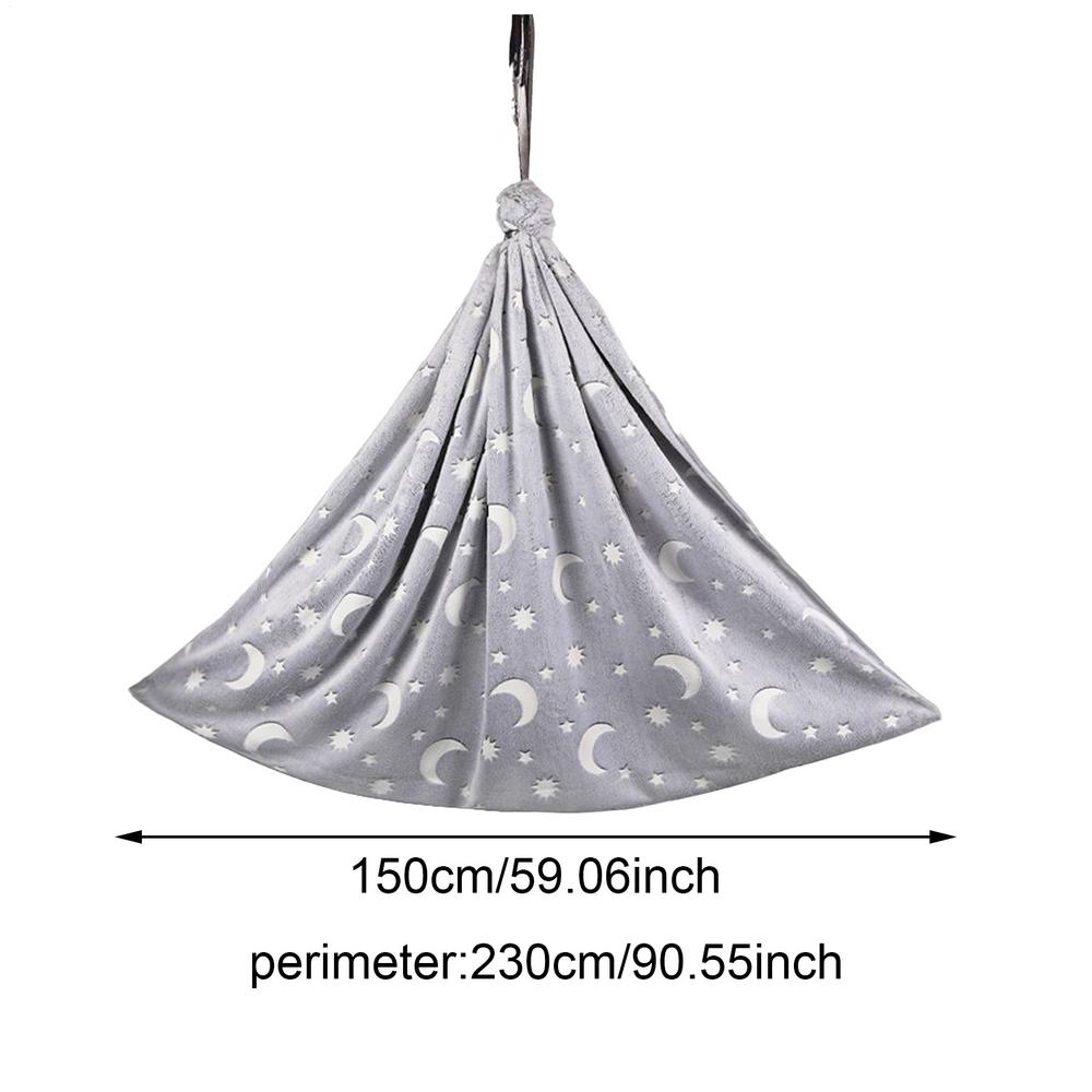 

Sensory Swing for Kids Glowing Swivel Flannel Children Sensory Pod Swing Seat for Interior Outdoor Bedroom Living Room Nursery