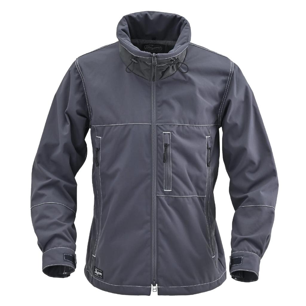 Daytona Parka s přívodem vzduchu Motocykl Velikost XL DJ-002 Bunda, Pánská Šedá,