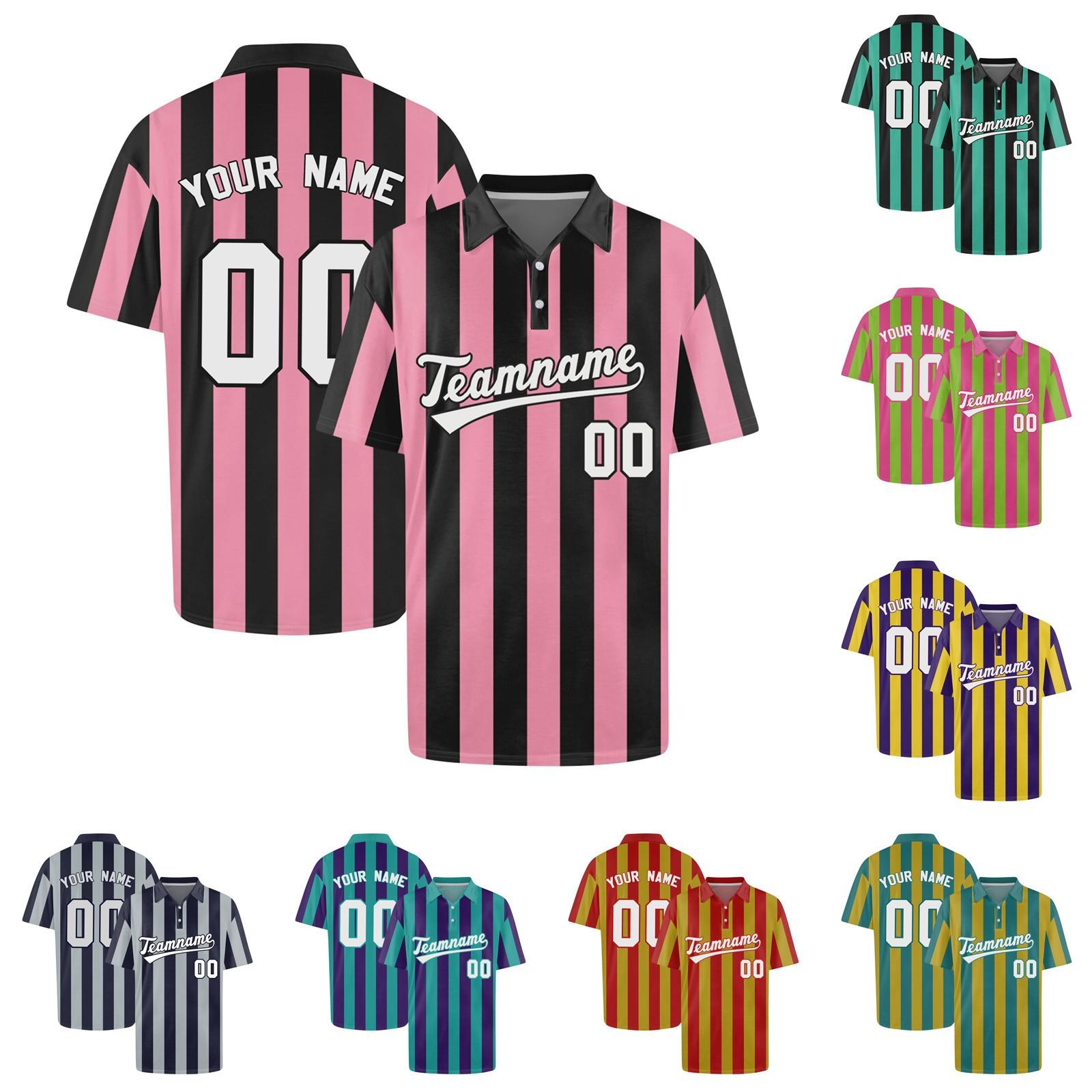 

Personalized DIY Tops - Men s Button Short Sleeve Striped Print Lapel Tops L жовтий