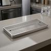 Stainless Steel Drop Tray Rounded Corners Bar
