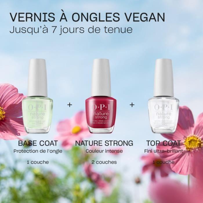 Vernis à ongle - OPI - Nature Strong Strong as Shell - Blanc - Vegan - 15ml