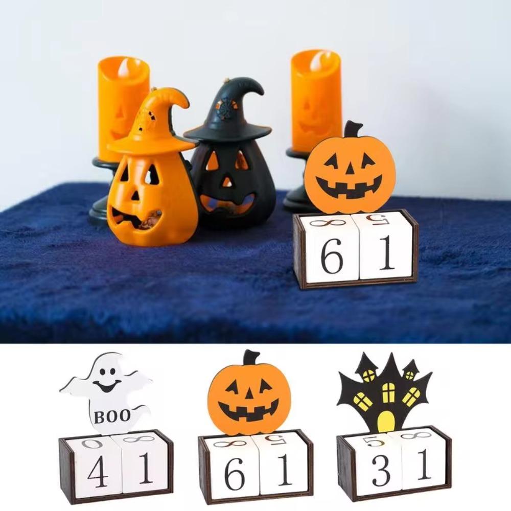 

Wooden Countdown Blocks Statue Decor Desk Ornament New Countdown Calendar