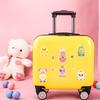 8/16Sheets Cartoon Easter Eggs Puzzle Stickers Make Your Own Kawaii Chick Cow Rabbit Decals Children Jigsaw Toys For Kids Gift