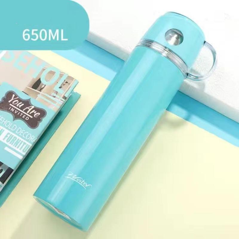 304 Insulation Cup Large-capacity Double-layer Stainless Steel Boys and Girls Students Portable Rope Outdoor Insulation Water Cup