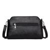 Women Small Crossbody Messenger Bag Black Red Available Multiple Pockets Lightweight