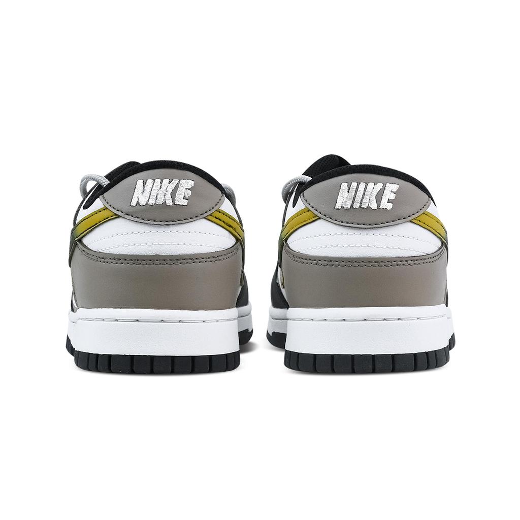 Nike Dunk Ink Splatter Tide Shoes 1 Slip Resistant Abrasion Resistant Low top Skateboard Shoes Unisex Black Brown HF5441-100(Team773-1)