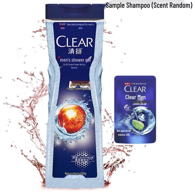 Clear Men Sport Oil Control Shower Gel & Shampoo Set