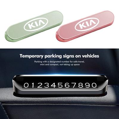 Pro auto Telefonní číslo do auta Dočasná značka zastavení Parkovací karta Kartička Plate Ceed Sportage Rio K5 K2 Optima Cerato Proceed Venga