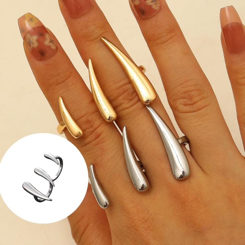 Trendy Stackable Claw Design Rings For Daily Wear And Parties