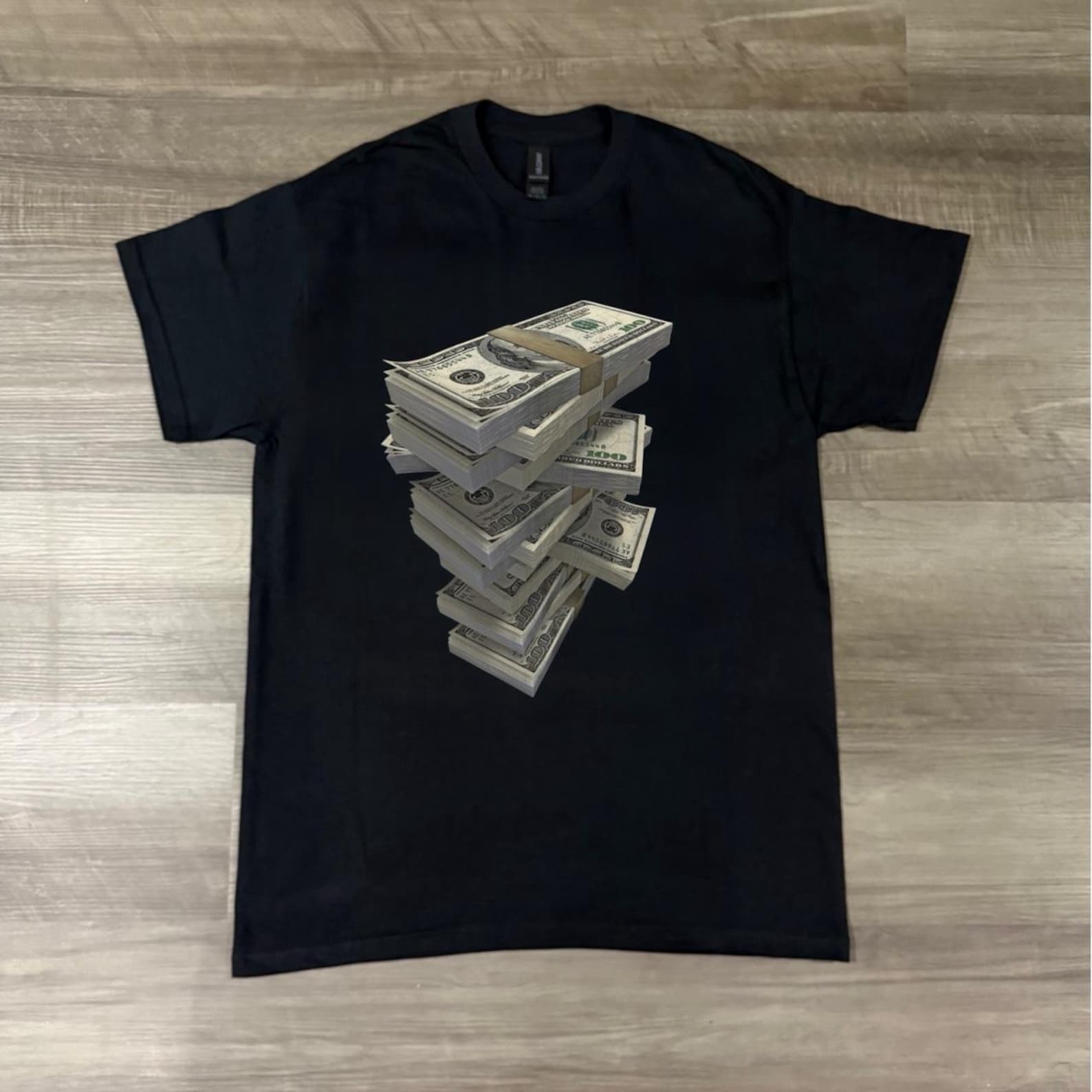 Money graphic tee, Money Stack T Shirt, Graphic Cash Pile Tee, Money stack t shirt, cash graphic tee, streetwear money shirt L