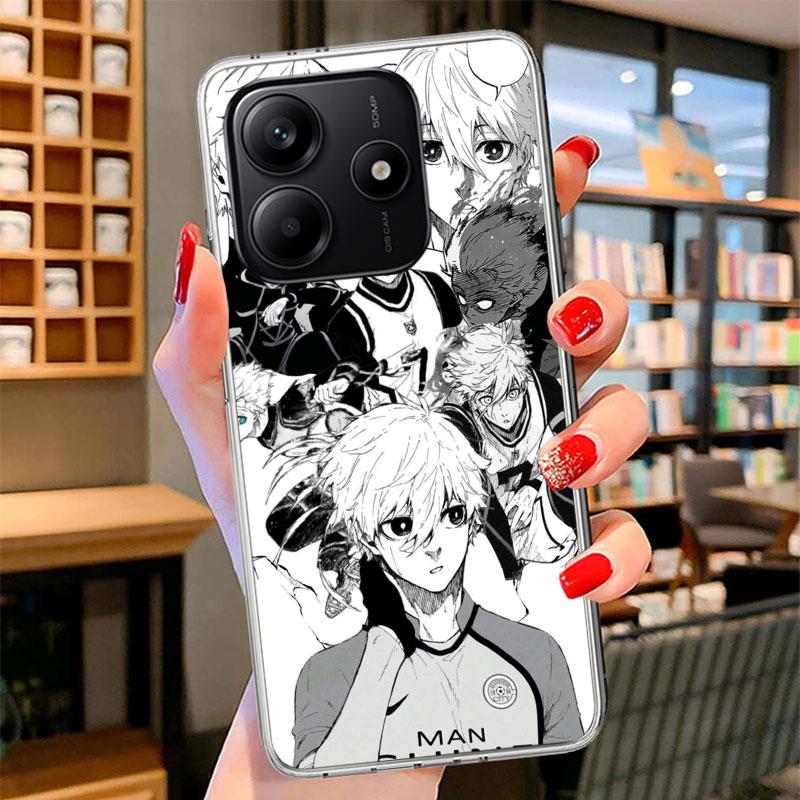 Blue Lock Nagi Seishiro Phone Case For Xiaomi Redmi Note 15 14 13 12 11 10 Pro Plus 14S 12S 11S 11T 11E 10S Soft Fundas Shell Re
