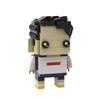 Building Block Compatible, Ornament, Sun Xingmin, Puzzle Puzzle, Square Head Boy Toy Football, Korean Player