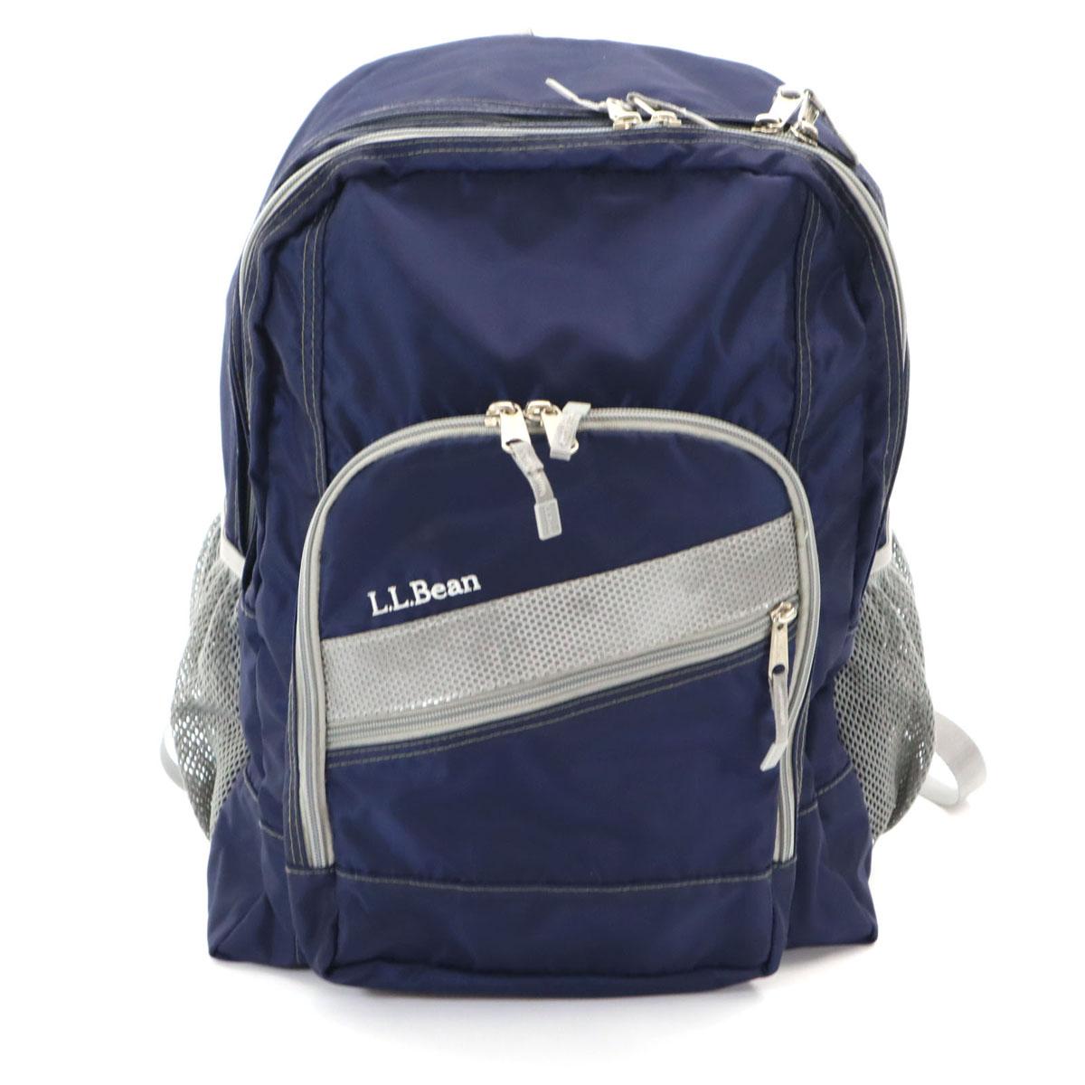 

L.L.Bean Deluxe Backpack black Outdoor Backpack Men s Used