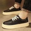 Fashion Men's board shoes Trendy minimalist designer style Youth Outdoor Party Leisure Walking Men's Hot selling Black quality Shoes