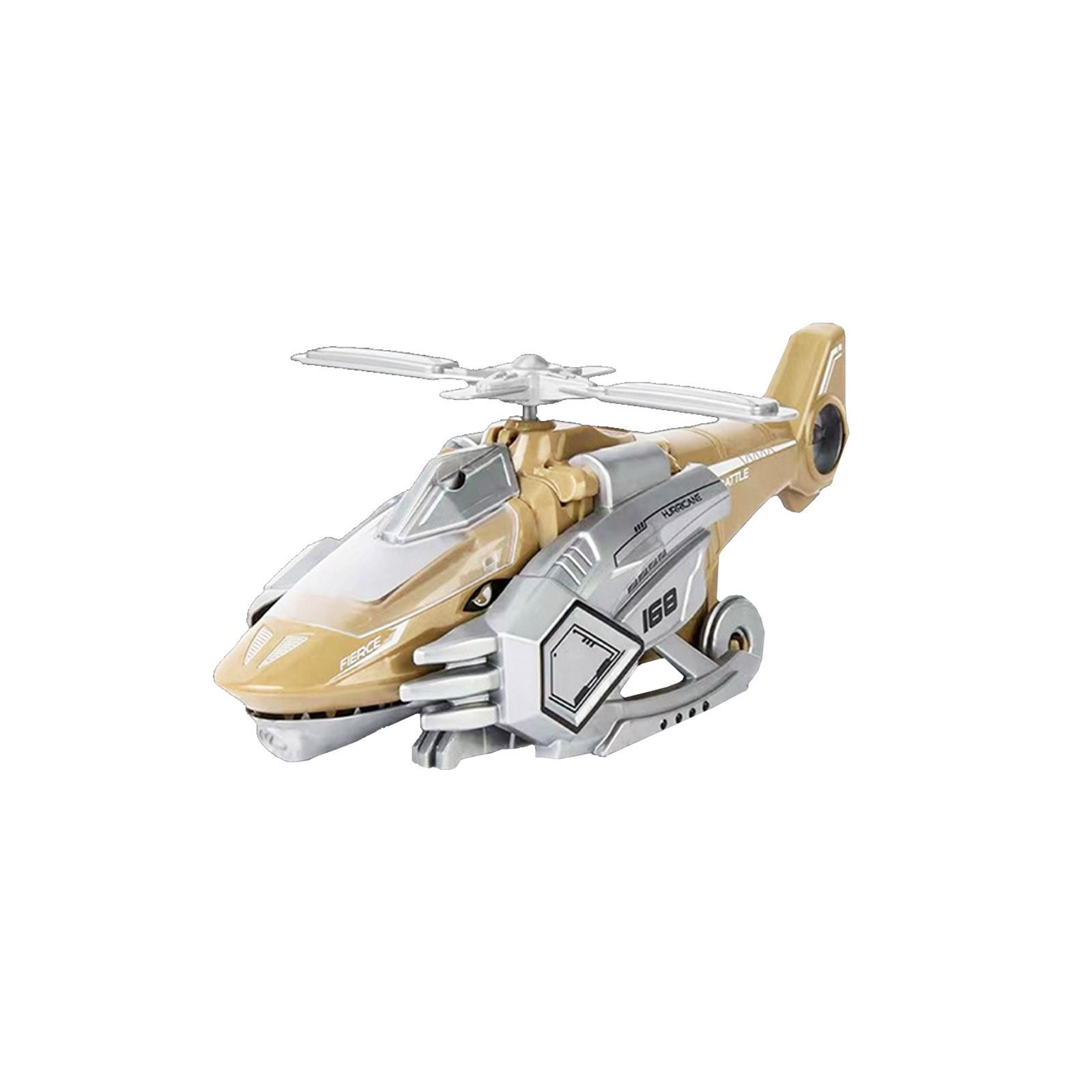 

Электрический игрушечный истребитель-спрей, деформирующий спрей с легким самолетиком, игрушка-динозавр и истребитель два в одном, подходит для мальчиков и девочек One Size жёлтый