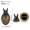 Ancient Egypt Anubis Bastet Divine Jar Pet Dog Cat Urn Resin Ornament Gift Travel Pharaoh Souvenir Ornament Handicraft