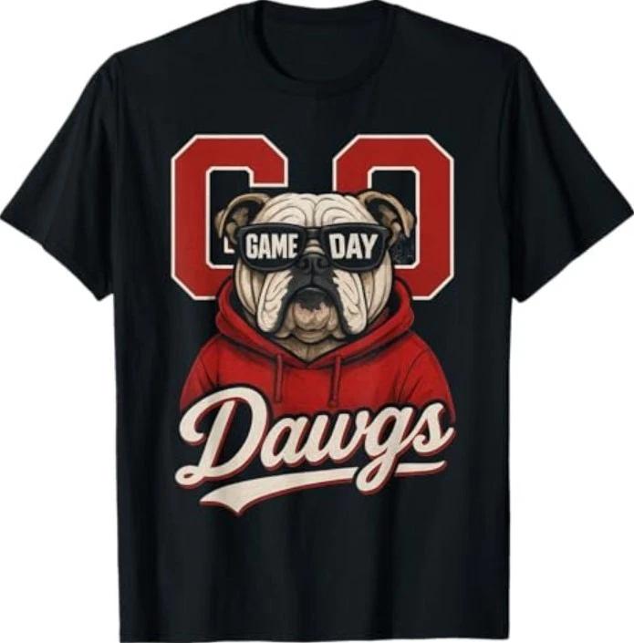 Bulldogs Graphic Go Dawg Men Women T-Shirt 3XL