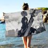Game Nier Automata Bath Towel Microfiber Soft Water Absorbing Breathable For Girl Kids Decorative Cartoon Beach Towel