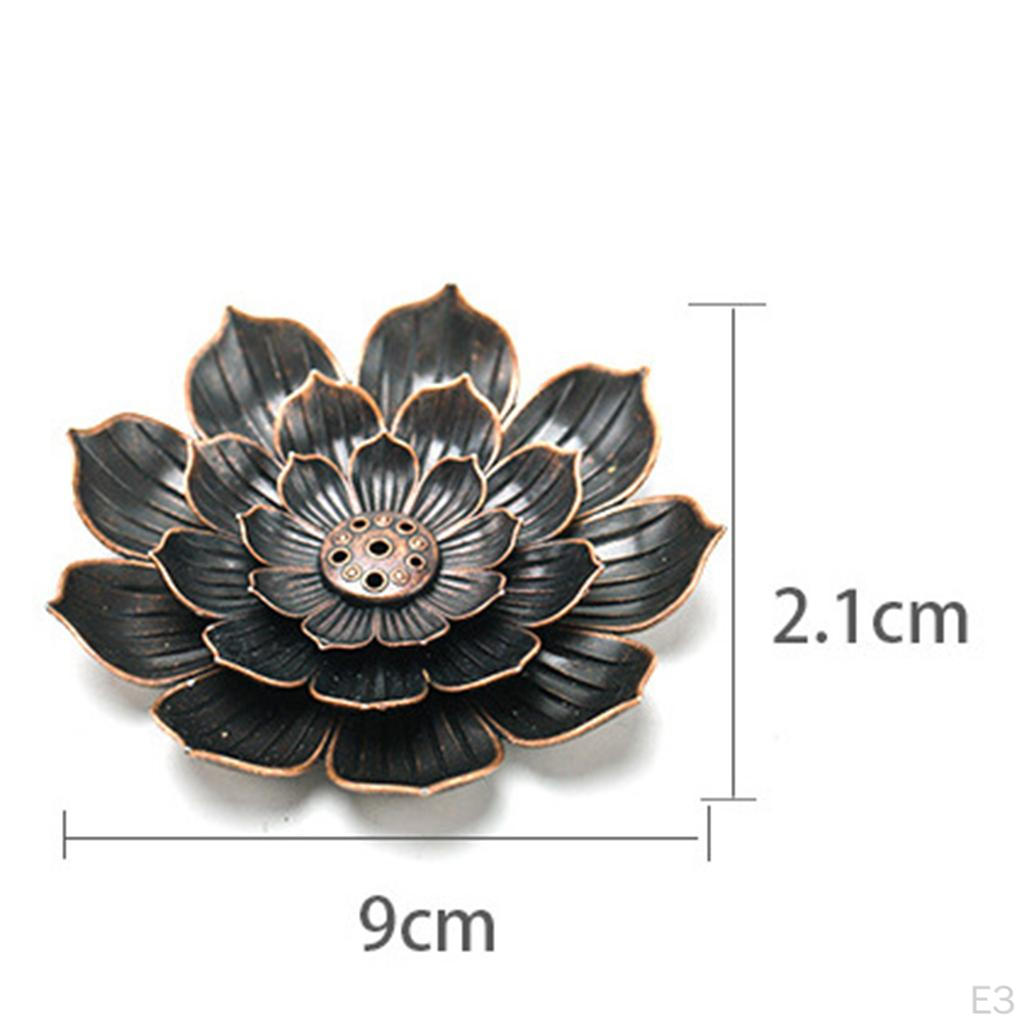Burner, Lotus Holder with Detachable Buddhist Home Fragrance Decor