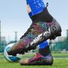 Large Size 48 Football Shoes Men's Broken Nails Ag Long Nails TF Short Nails Middle School Students Adult Breathable Grass High-top Sneakers