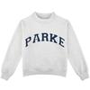 Lente 2026 PARKE Dames Crewneck Katoenen Sweatshirt met Letterprint - Casual Losse Top