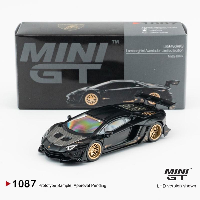 AKEZM1 MINIGT 1:64 Porsche Lamborghini LWBK A80 ER34 1087 Alloy Car Model 1059 1081 1068 1067 1053 967 1083 1066 1054 984 1052 977
