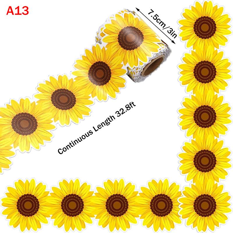 32 Colors 18M Self Adhesive Border Classroom Decors Border Trim Sticker Colorful Dot Trim Border Bulletin Board Border Trim