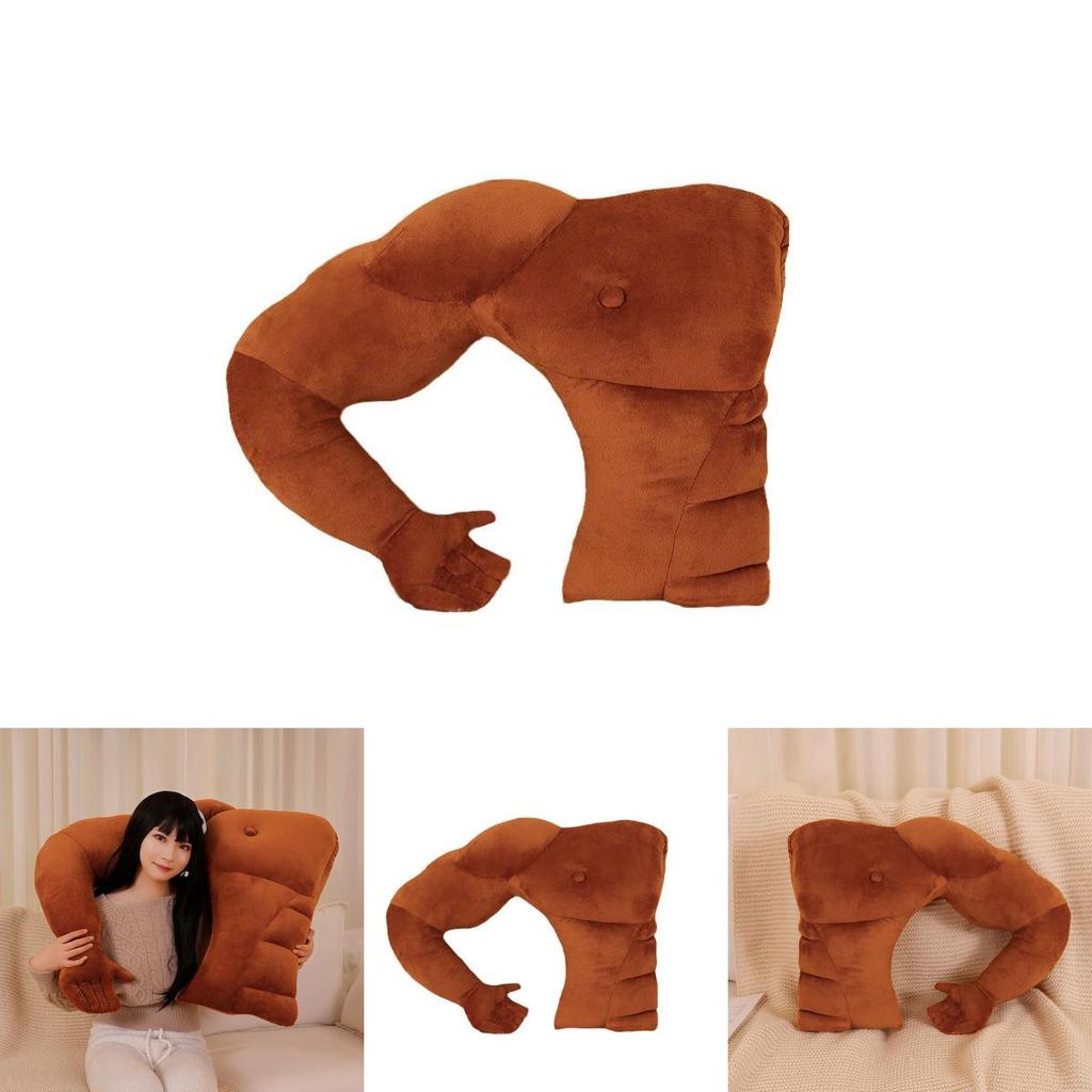 Weiches Plüsch-Freund-Körperkissen mit Armstütze für Geschenk und Komfort