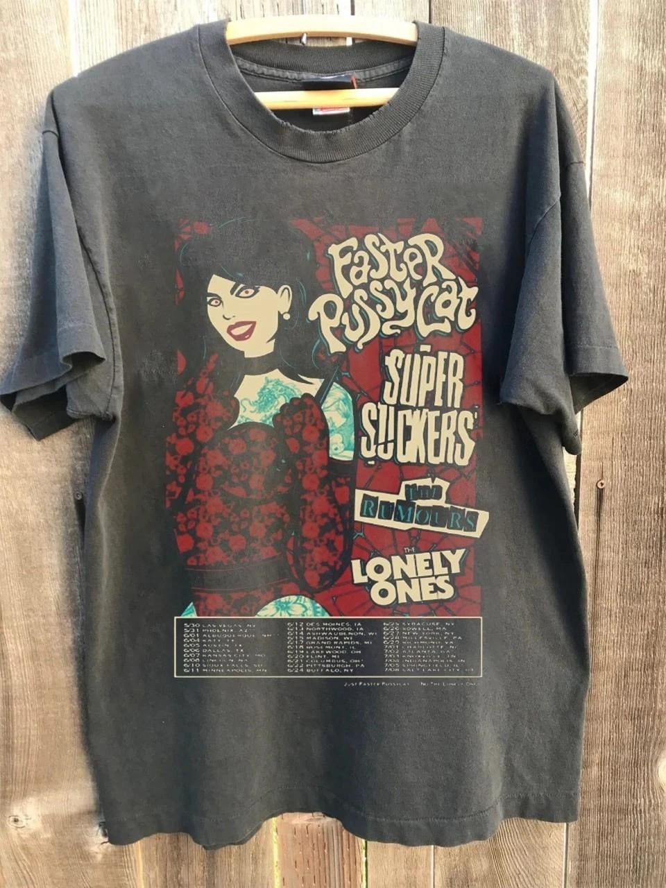 Faster Pussycat Band Tour 2026 Gift For Fan Reprint Shirt Men Women S-5XL L